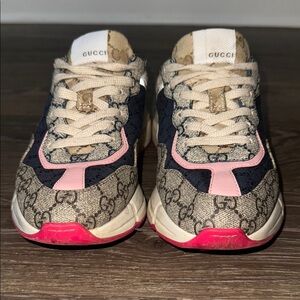 Gucci womens Sneakers - Pink and Beige